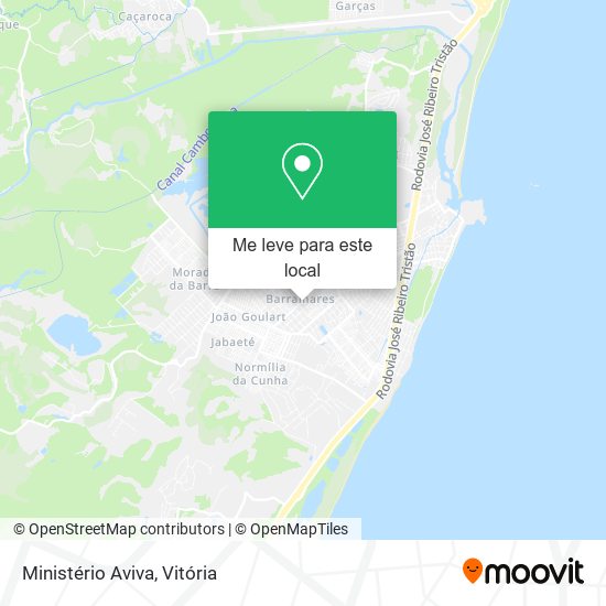 Ministério Aviva mapa