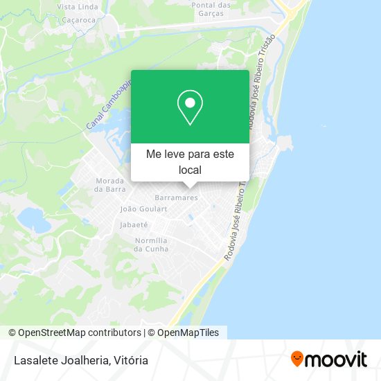 Lasalete Joalheria mapa