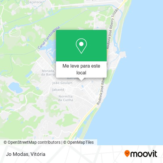 Jo Modas mapa