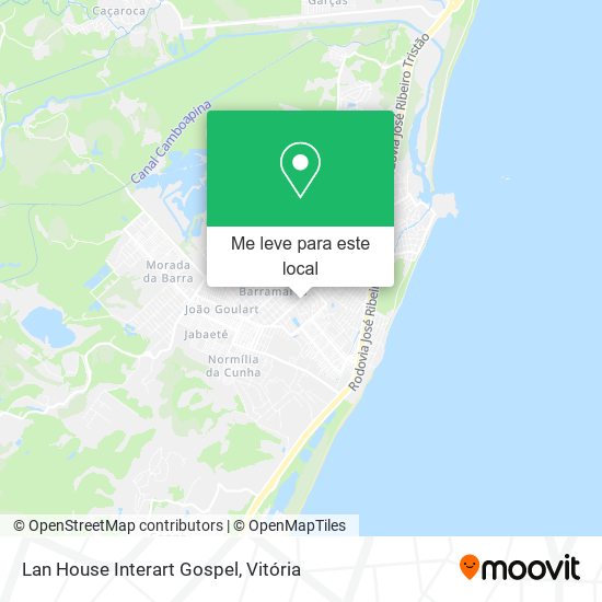 Lan House Interart Gospel mapa