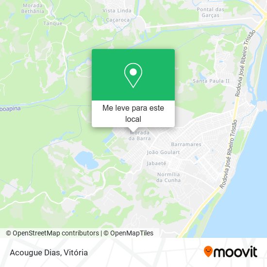 Acougue Dias mapa