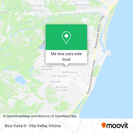 Boa Vista II - Vila Velha mapa