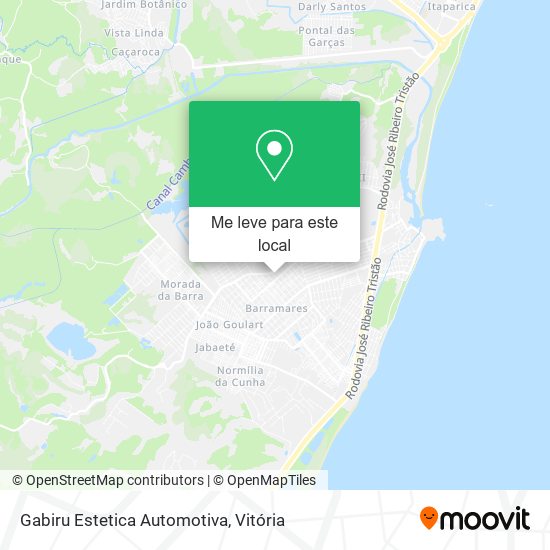 Gabiru Estetica Automotiva mapa
