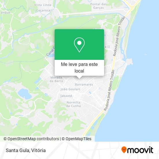 Santa Gula mapa
