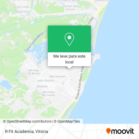 R Fit Academia mapa
