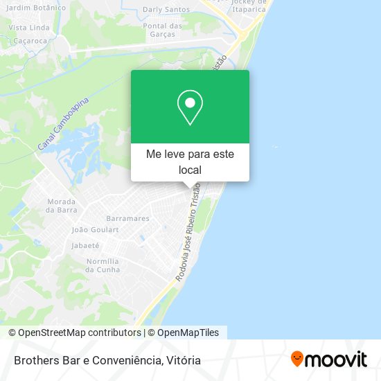 Brothers Bar e Conveniência mapa