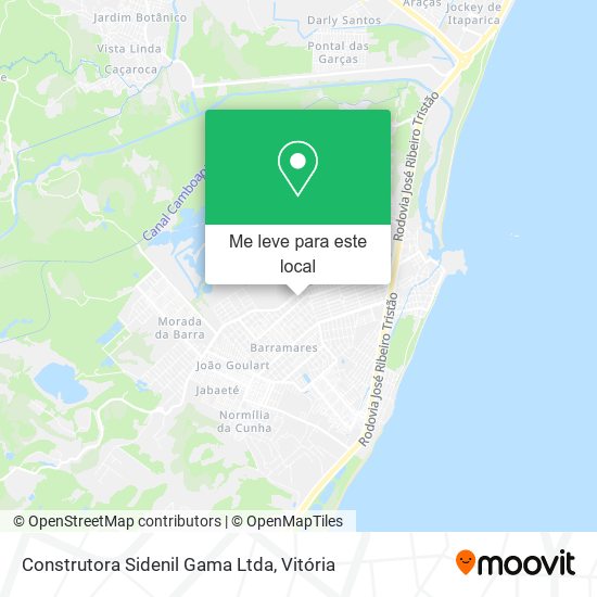 Construtora Sidenil Gama Ltda mapa
