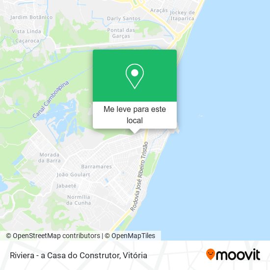 Riviera - a Casa do Construtor mapa