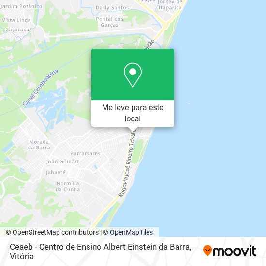 Ceaeb - Centro de Ensino Albert Einstein da Barra mapa