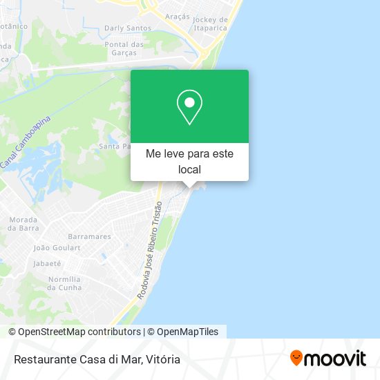 Restaurante Casa di Mar mapa