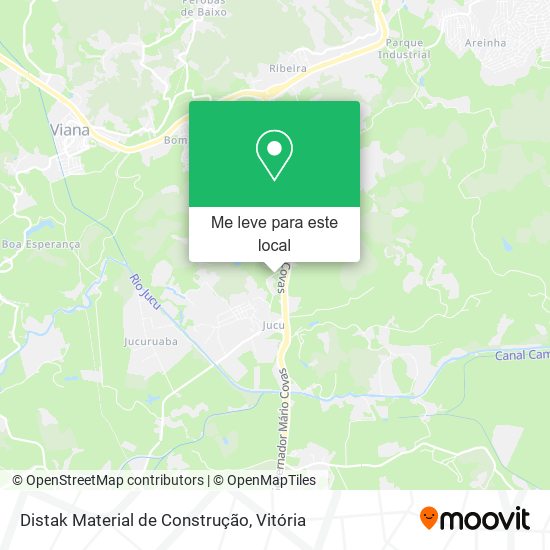 Distak Material de Construção mapa