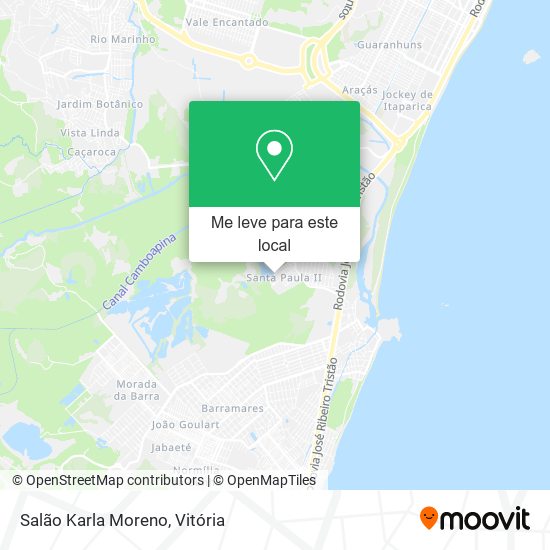 Salão Karla Moreno mapa