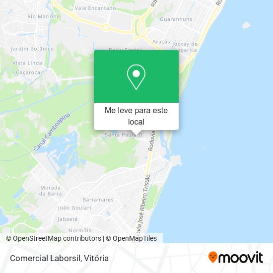 Comercial Laborsil mapa