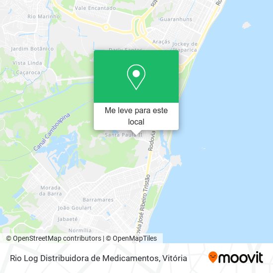 Rio Log Distribuidora de Medicamentos mapa