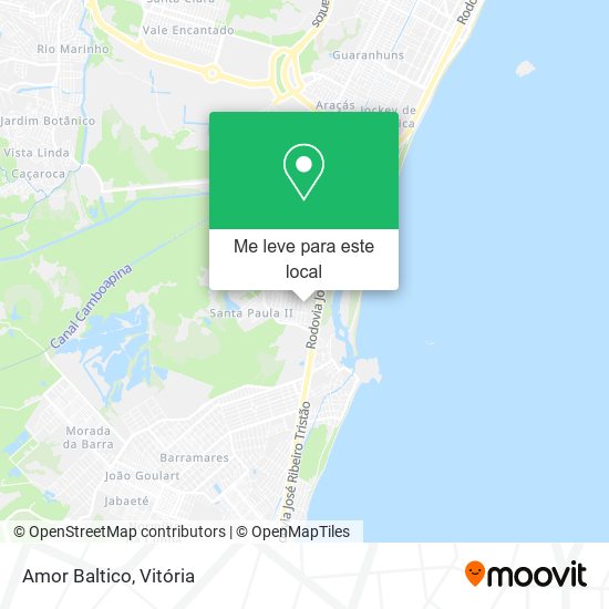 Amor Baltico mapa
