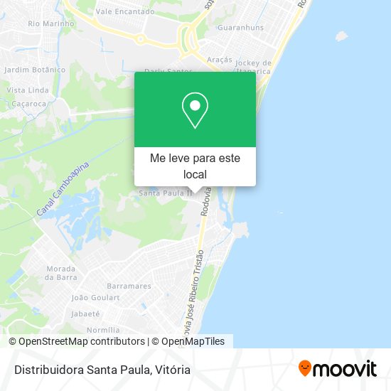 Distribuidora Santa Paula mapa