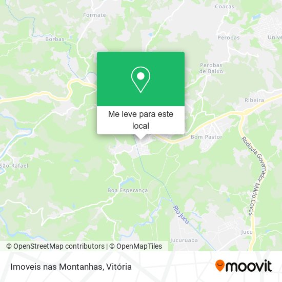 Imoveis nas Montanhas mapa