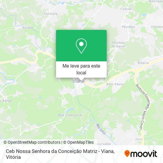Ceb Nossa Senhora da Conceição Matriz - Viana mapa