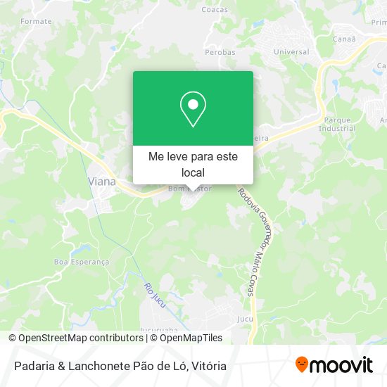 Padaria & Lanchonete Pão de Ló mapa