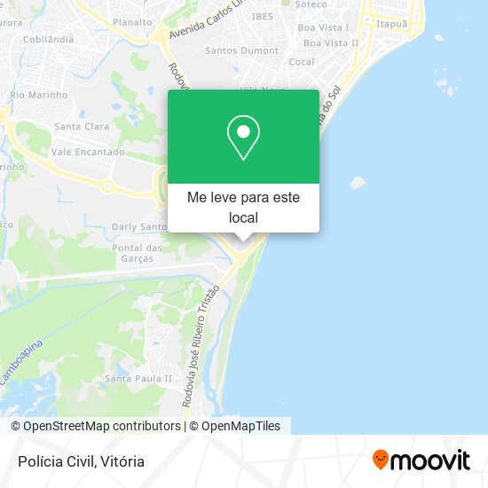 Polícia Civil mapa