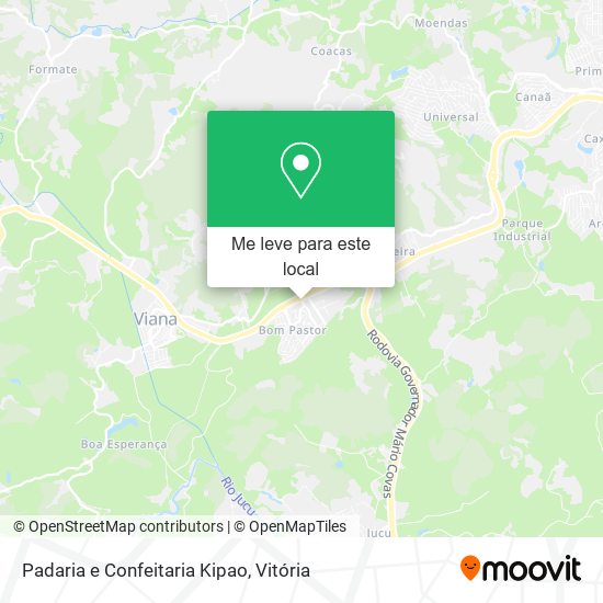 Padaria e Confeitaria Kipao mapa