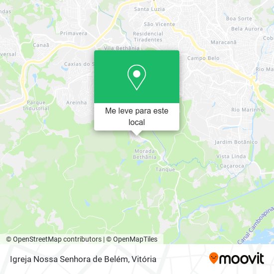 Igreja Nossa Senhora de Belém mapa