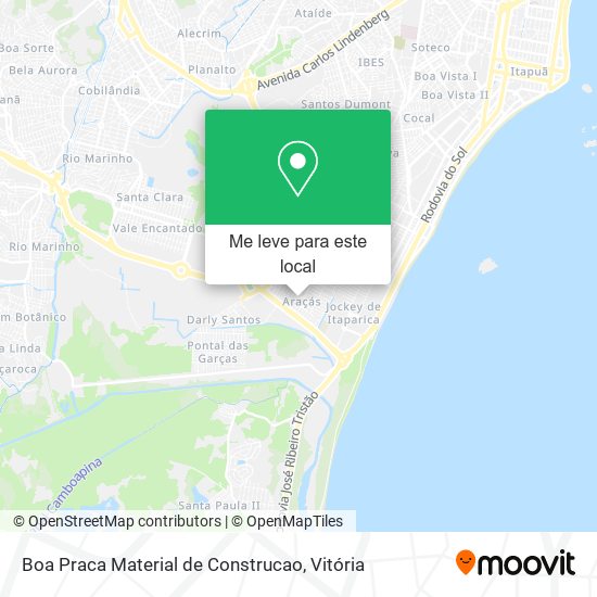 Boa Praca Material de Construcao mapa