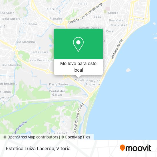 Estetica Luiza Lacerda mapa