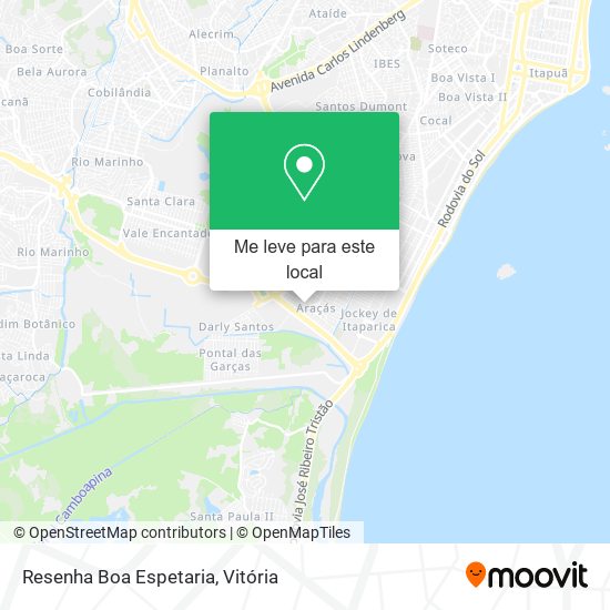 Resenha Boa Espetaria mapa