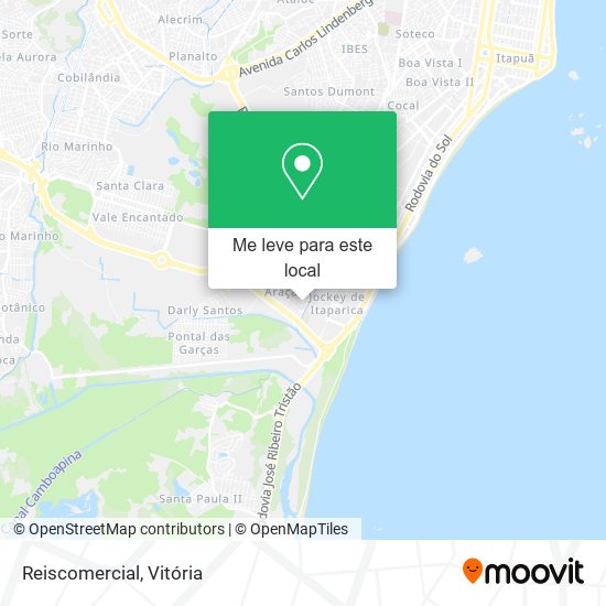 Reiscomercial mapa