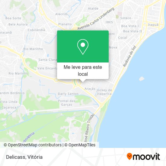 Delicass mapa