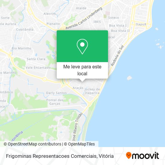 Frigominas Representacoes Comerciais mapa