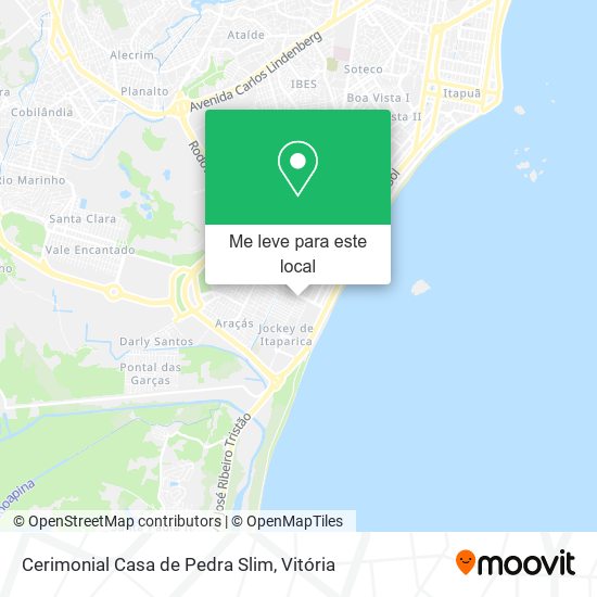 Cerimonial Casa de Pedra Slim mapa