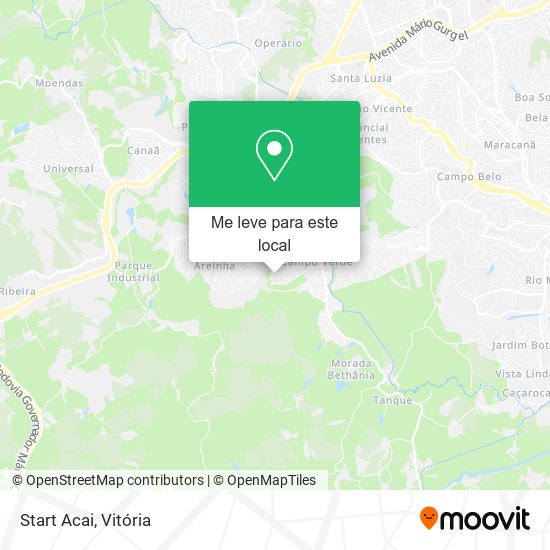 Start Acai mapa