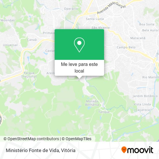 Ministério Fonte de Vida mapa