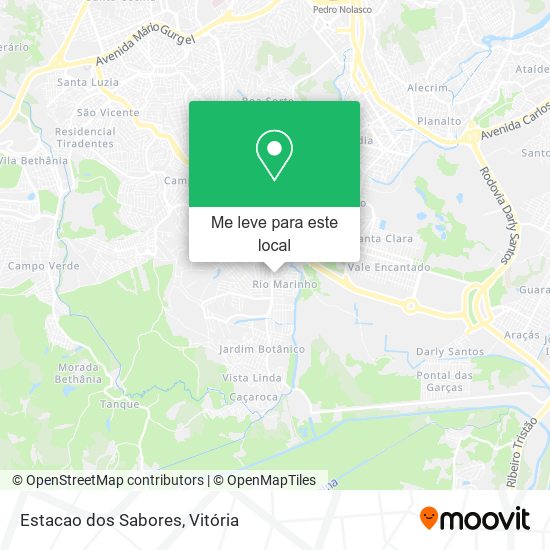 Estacao dos Sabores mapa