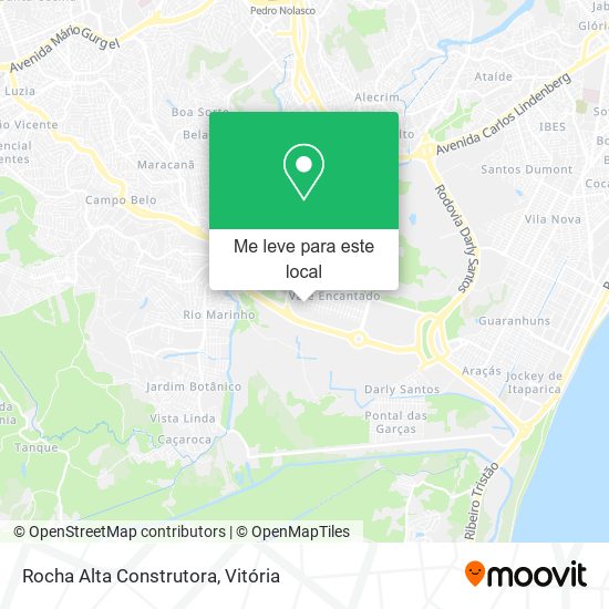 Rocha Alta Construtora mapa