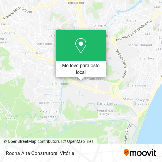 Rocha Alta Construtora mapa