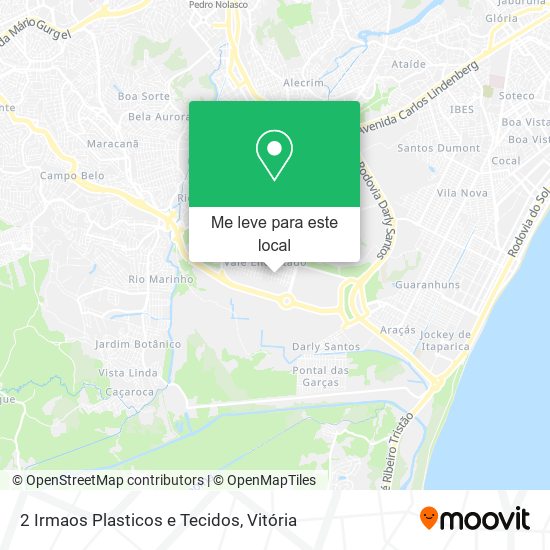 2 Irmaos Plasticos e Tecidos mapa