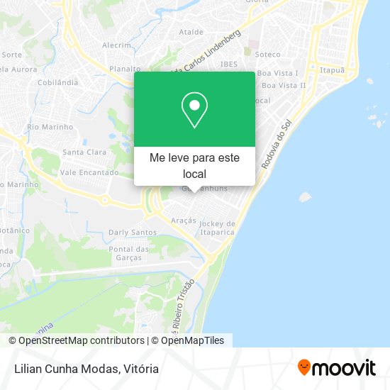 Lilian Cunha Modas mapa