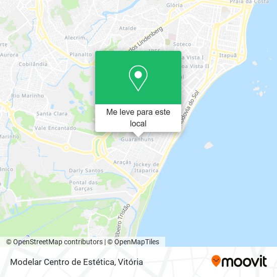Modelar Centro de Estética mapa