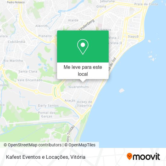 Kafest Eventos e Locações mapa