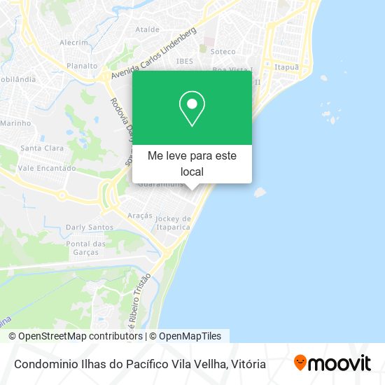 Condominio Ilhas do Pacífico Vila Vellha mapa