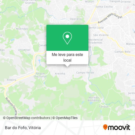 Bar do Fofo mapa