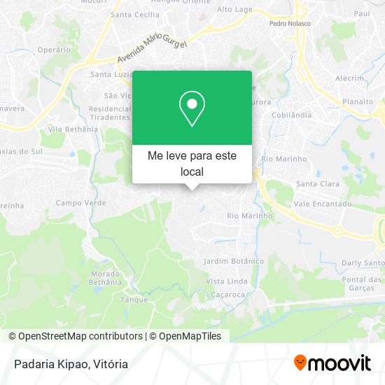 Padaria Kipao mapa