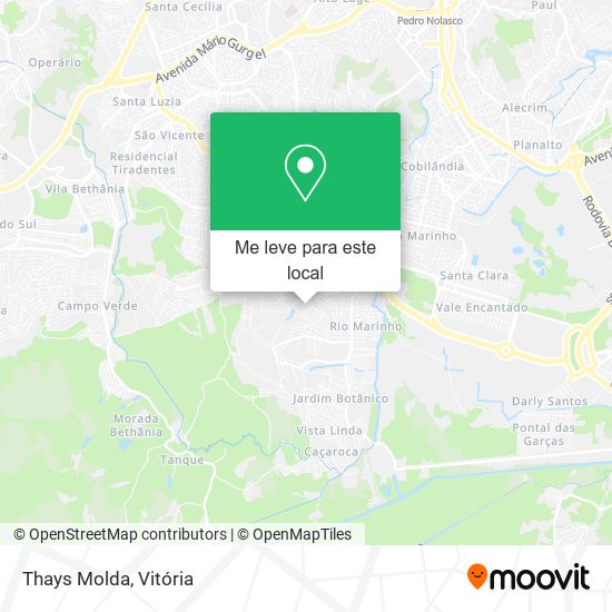 Thays Molda mapa