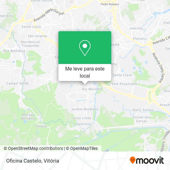 Oficina Castelo mapa