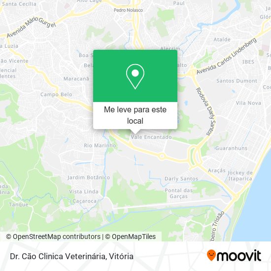 Dr. Cão Clinica Veterinária mapa