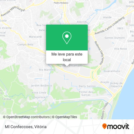 Ml Confeccoes mapa
