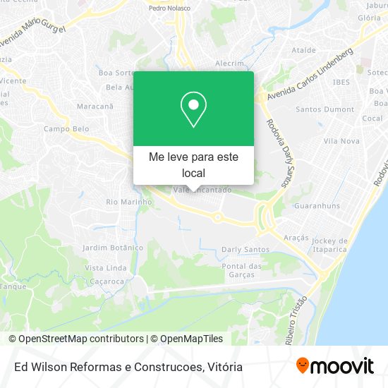 Ed Wilson Reformas e Construcoes mapa